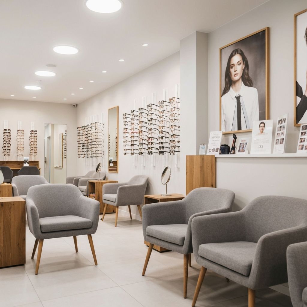 Welcoming interior of Domenic Caristo Optometrists practice in Gladesville
